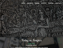 Tablet Screenshot of fergies.com